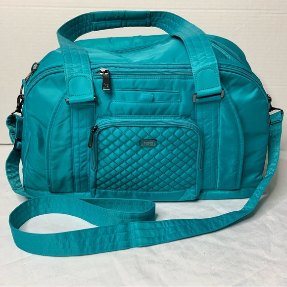 lug Bags Lug Propeller Gymovernight Bag In Aqua Teal Poshmark